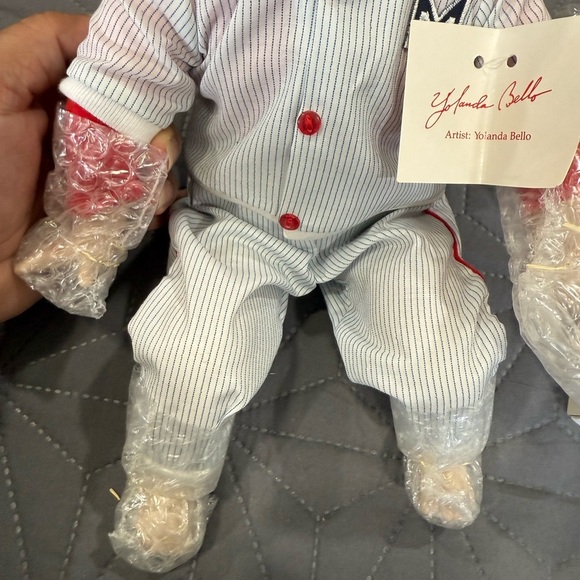 Red and White Baby Doll - Picture 3 of 5